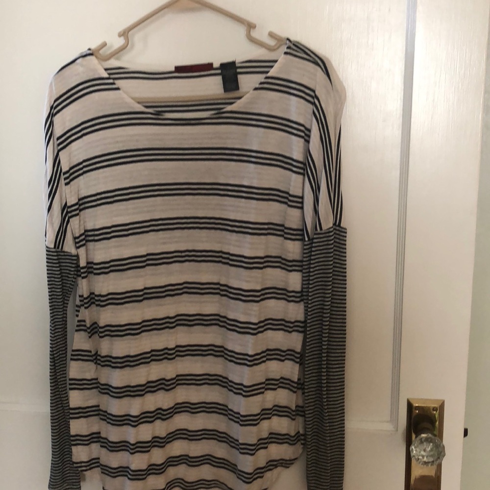 BKE Red Long Sleeve Top
